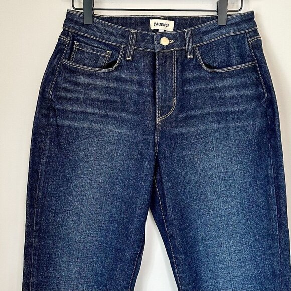 NWT L'Agence Dark Blue Wash Jeans - Size 25 - Picture 4 of 6
